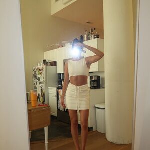 Sabo Skirt White Mini Dress